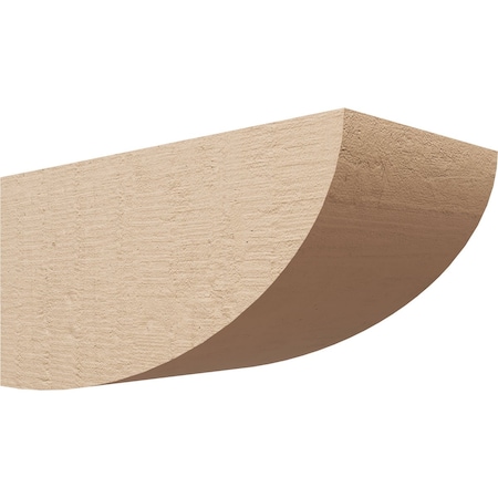 Ekena Millwork 9"W x 18"D x 9"H Wide Durham Rough Cedar Woodgrain TimberThane Corbel, Primed Tan CORUR09X18X09DURRCPR